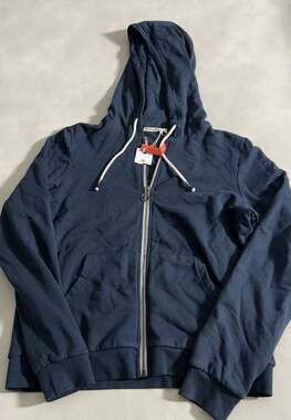 Marine Layer Men's Full Zip Hoodie Navy Blue Size M